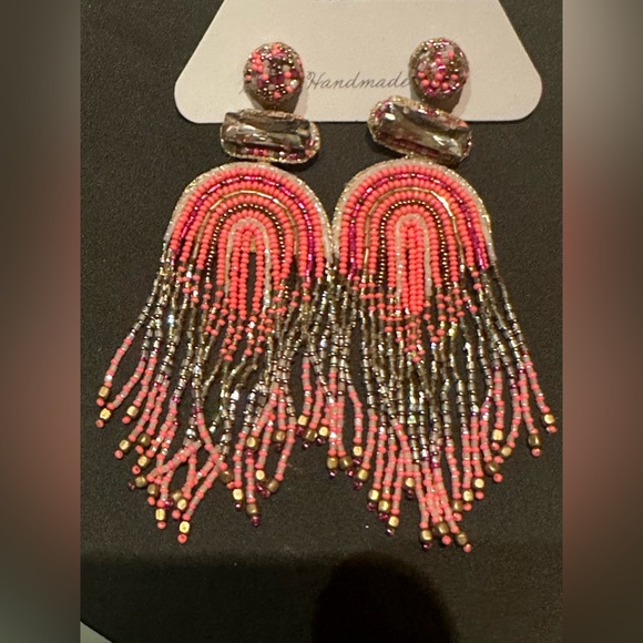 Deepa Gurnani NWT earrings.Hand-crafted by skilled Karigars (artisans).Stunning! - Picture 4 of 9